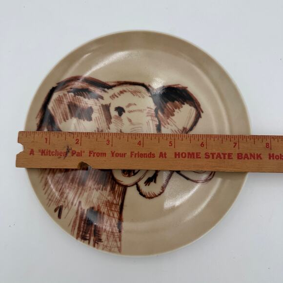 Fitz and Floyd Wild Kingdom Elephant Salad Plate Animal Plate - Picture 4 of 7